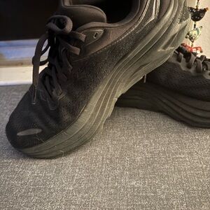 Hoka Bondi Black Athletic Shoes